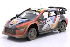 Hyundai i20 N Rally1 #8 2nd Safari Rallye 2025 Dirty Version 1:18 Ixo