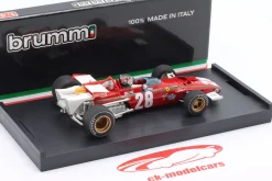 Ignazio Giunti Ferrari 312B #28 4th Belgien GP Formel 1 1970 mit Fahrerfigur 1:43 Brumm