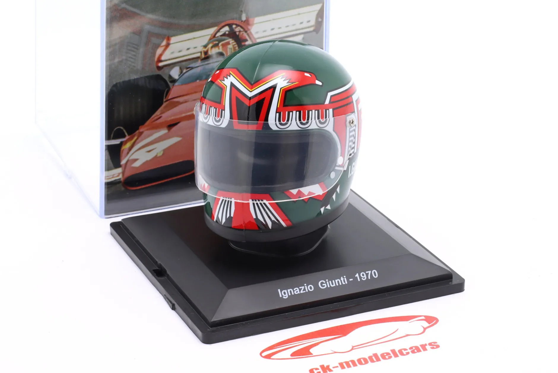 Ignazio Giunti Scuderia Ferrari Formel 1 1970 Helm 1:5 Spark Editions