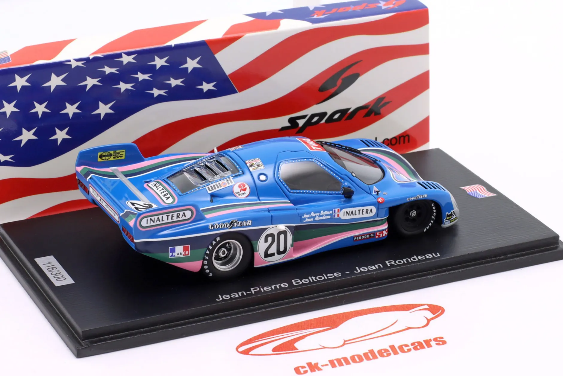 Inaltera #20 24h Daytona 1977 Rondeau, Beltoise 1:43 Spark