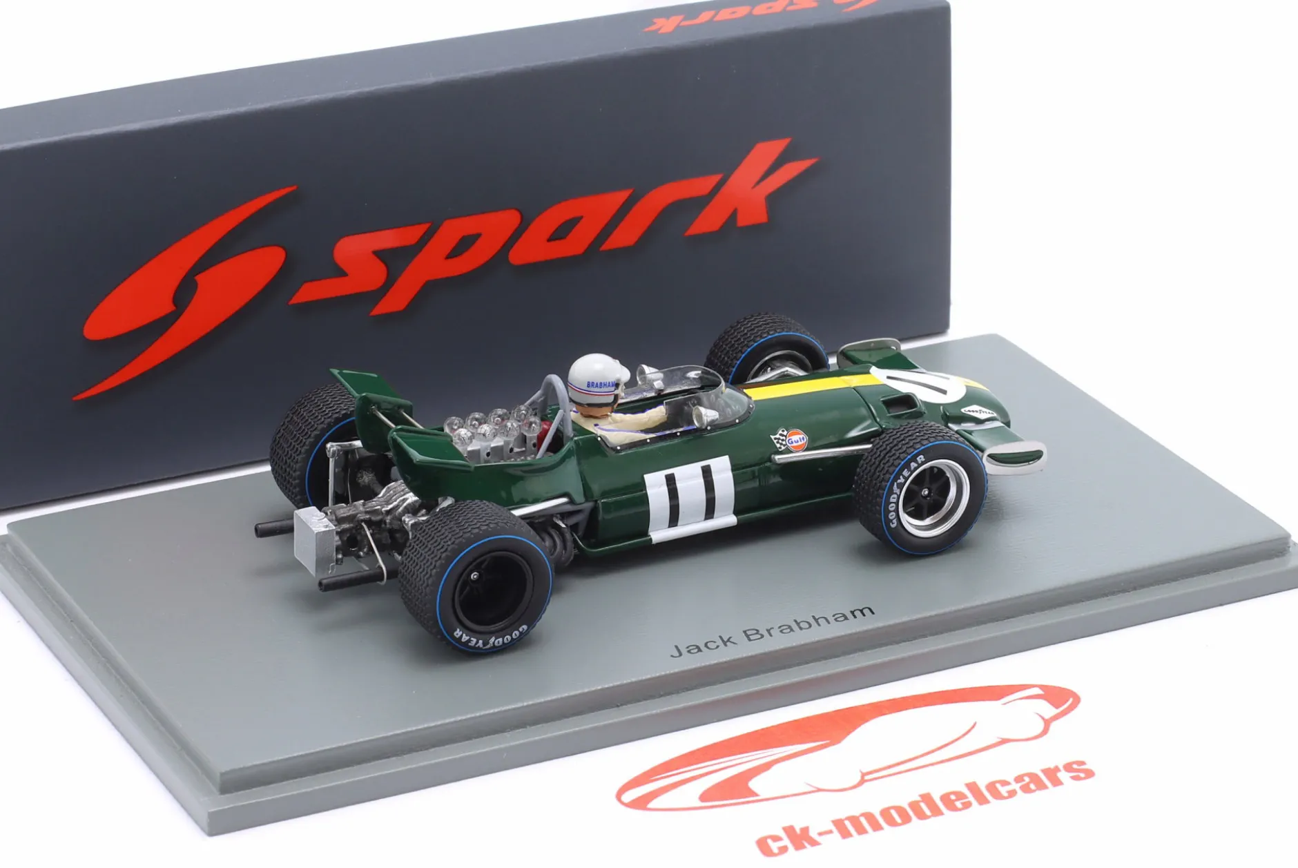 Jack Brabham Brabham BT26A #11 6th Niederlande GP Formel 1 1969 1:43 Spark