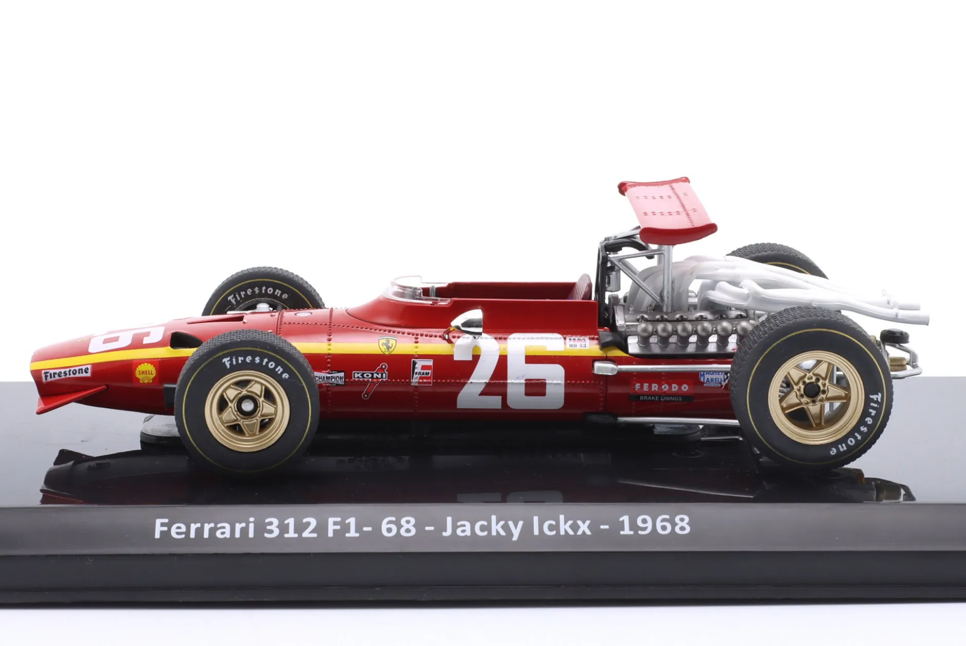 Jacky Ickx Ferrari 312 F1 68 #26 Formel 1 1968 1:24 Premium Collectibles