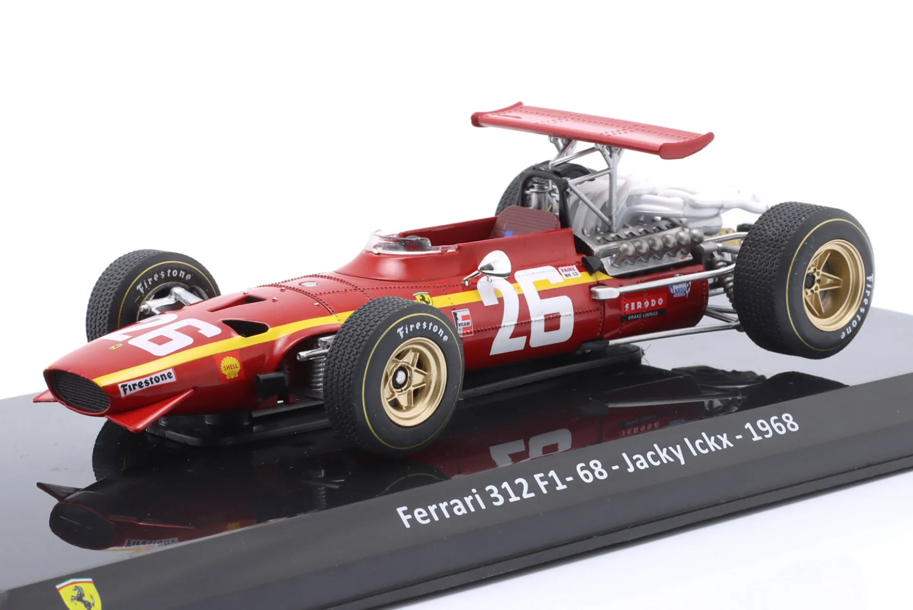Jacky Ickx Ferrari 312 F1 68 #26 Formel 1 1968 1:24 Premium Collectibles