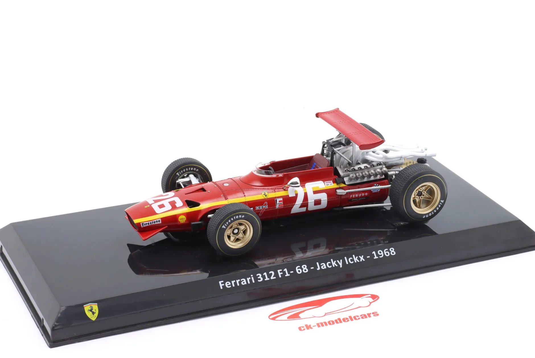 Jacky Ickx Ferrari 312 F1 68 #26 Formel 1 1968 1:24 Premium Collectibles