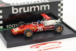 Jacky Ickx Ferrari 312 F1 #26 Winner Frankreich GP Formel 1 1968 mit Fahrerfigur 1:43 Brumm