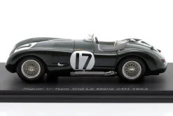 Jaguar C-Type #17 2nd 24h LeMans 1953 Walker, Moss 1:43 Spark