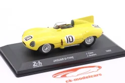 Jaguar D-Type #10 3rd 24h LeMans 1955 Claes, Swaters 1:43 Altaya