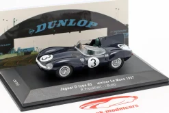 Jaguar D-type #3 Winner 24h LeMans 1957 Flockhart / Bueb 1:43 Ixo