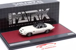 Jaguar E-Type Roadster Italsuisse / Frua Closed Top Baujahr 1964 weiß 1:43 Matrix