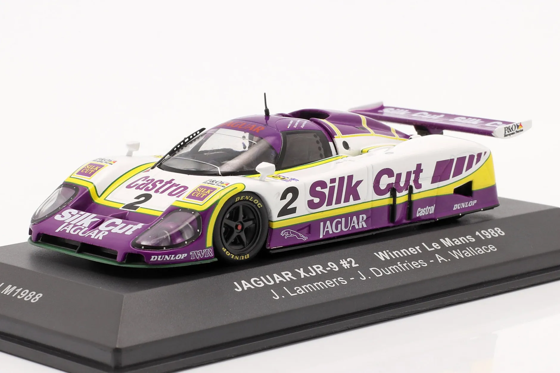 Jaguar XJR-9 #2 Sieger 24h LeMans 1988 Lammers, Dumfries, Wallace 1:43 Ixo