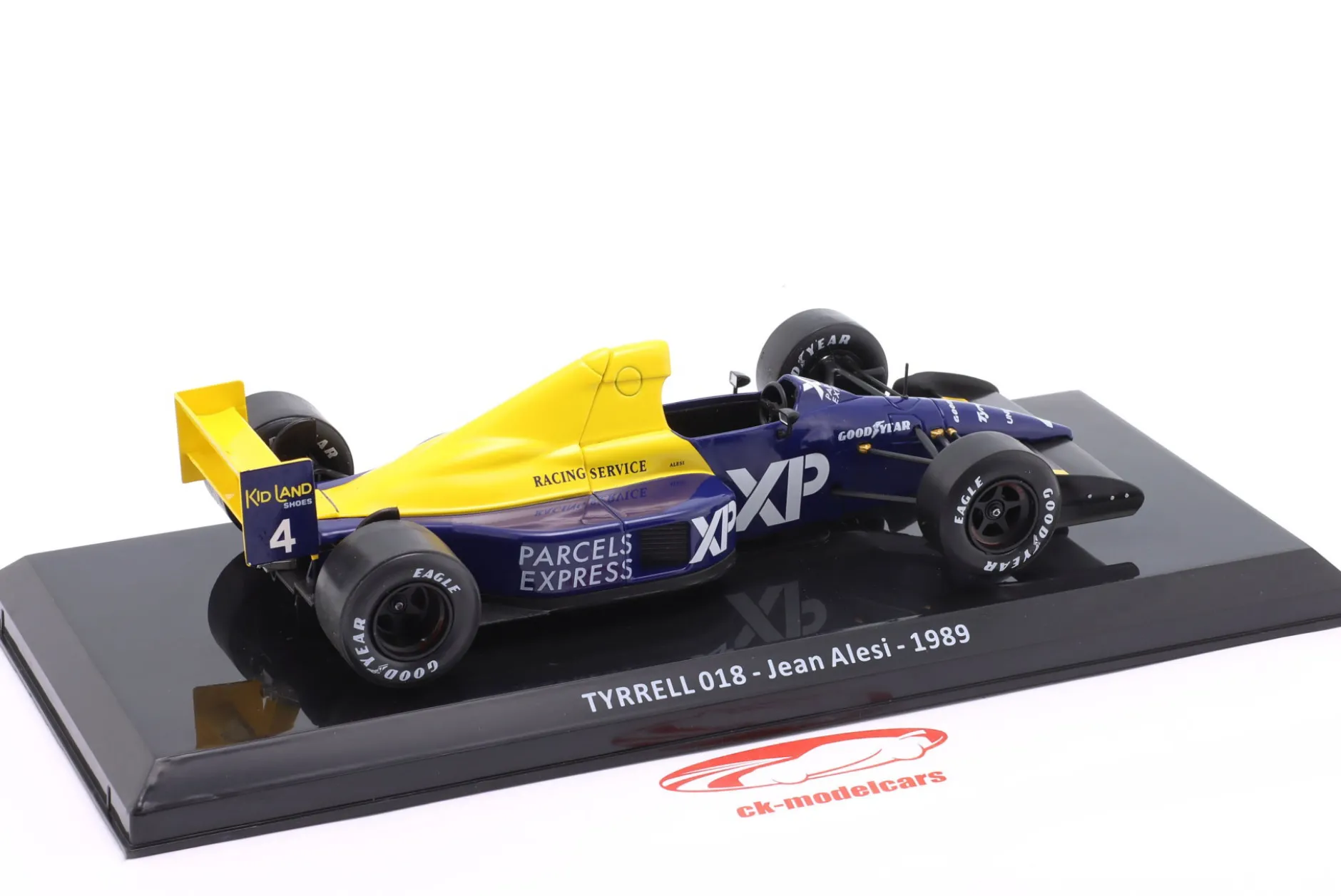 Jean Alesi Tyrrell 018 #4 Formel 1 1989 1:24 Premium Collectibles