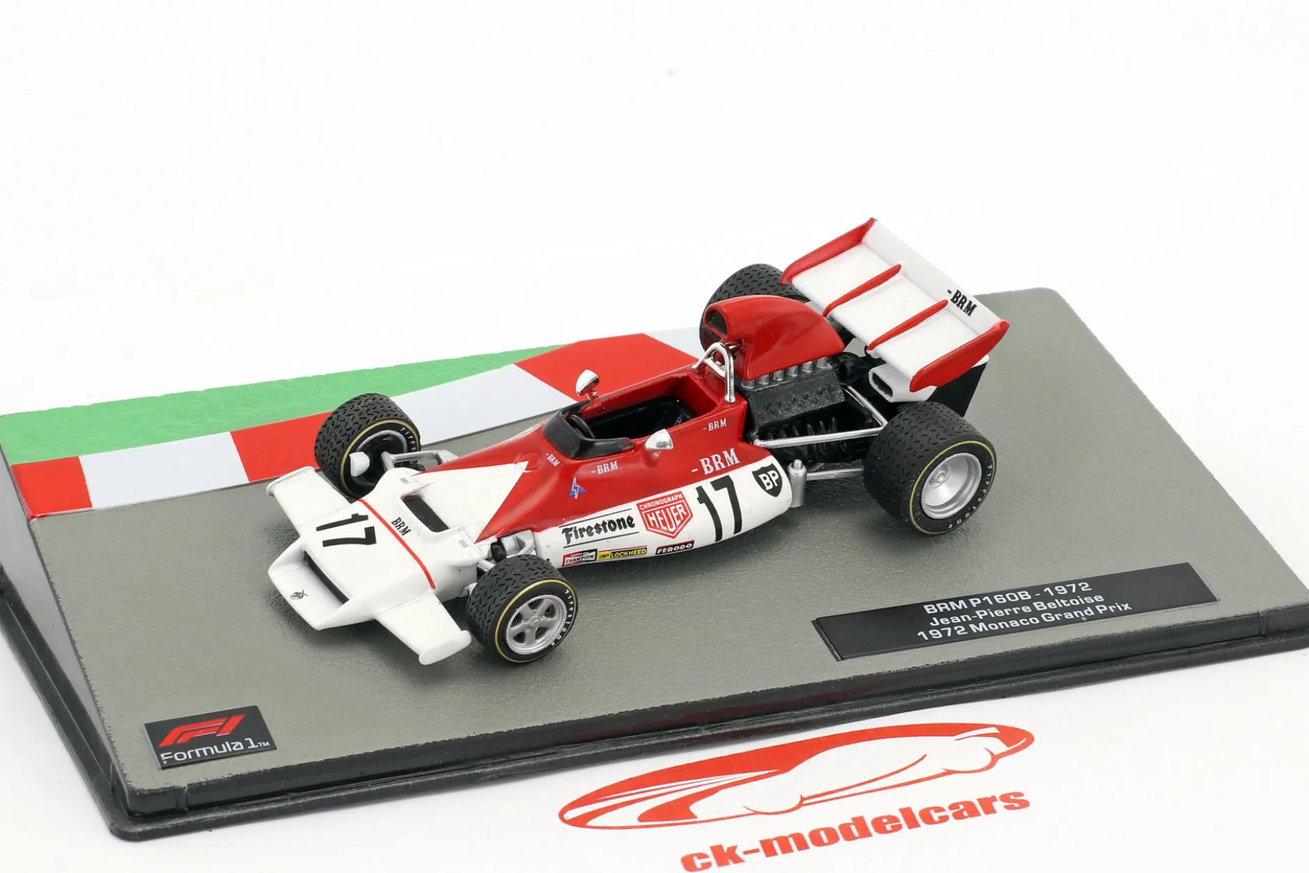 Jean-Pierre Beltoise BRM P160B #17 Sieger Monaco GP Formel 1 1972 1:43 Altaya