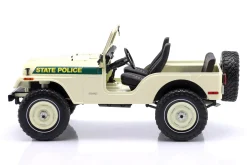 Jeep CJ-5 Maryland State Police 1983 creme weiß 1:18 Greenlight