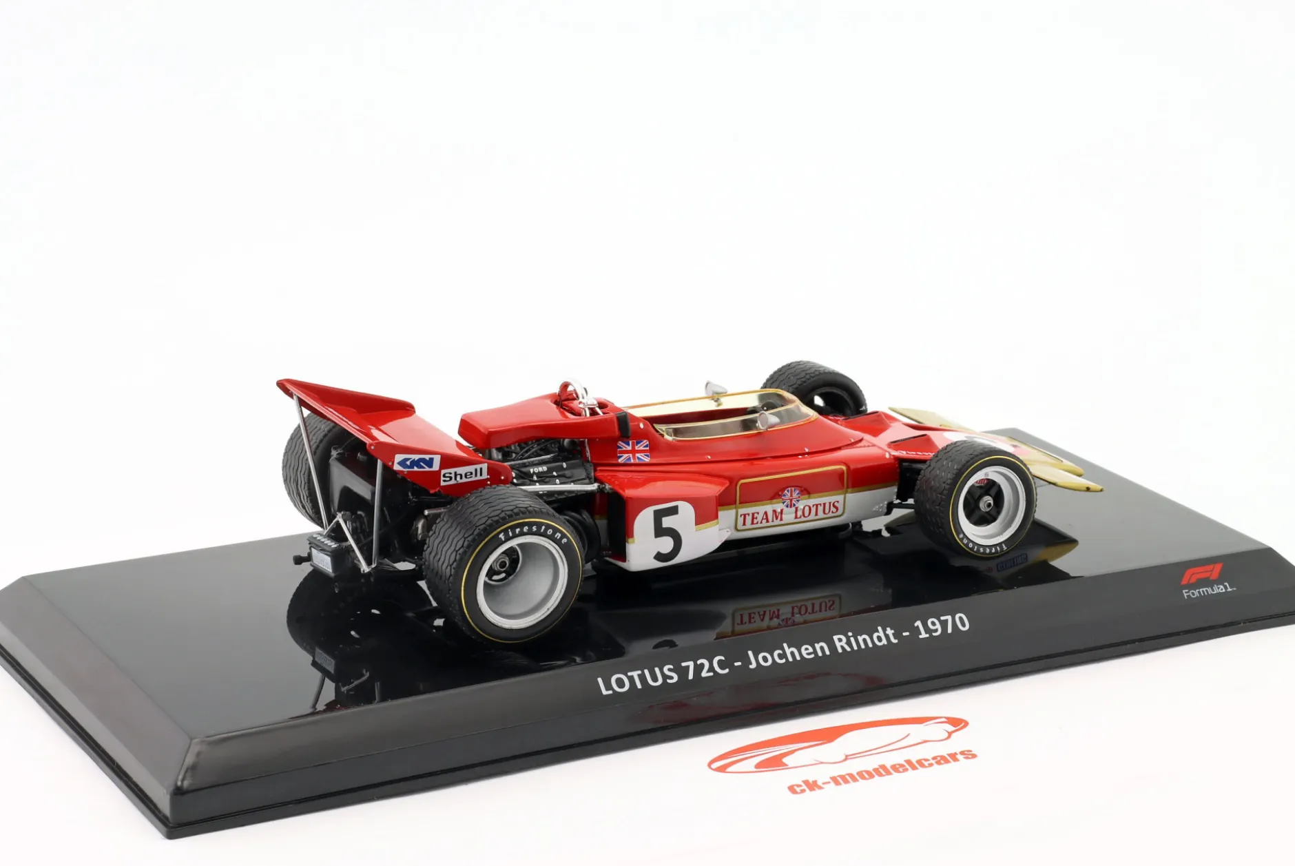 Jochen Rindt Lotus 72C #5 Formel 1 Weltmeister 1970 1:24 Premium Collectibles