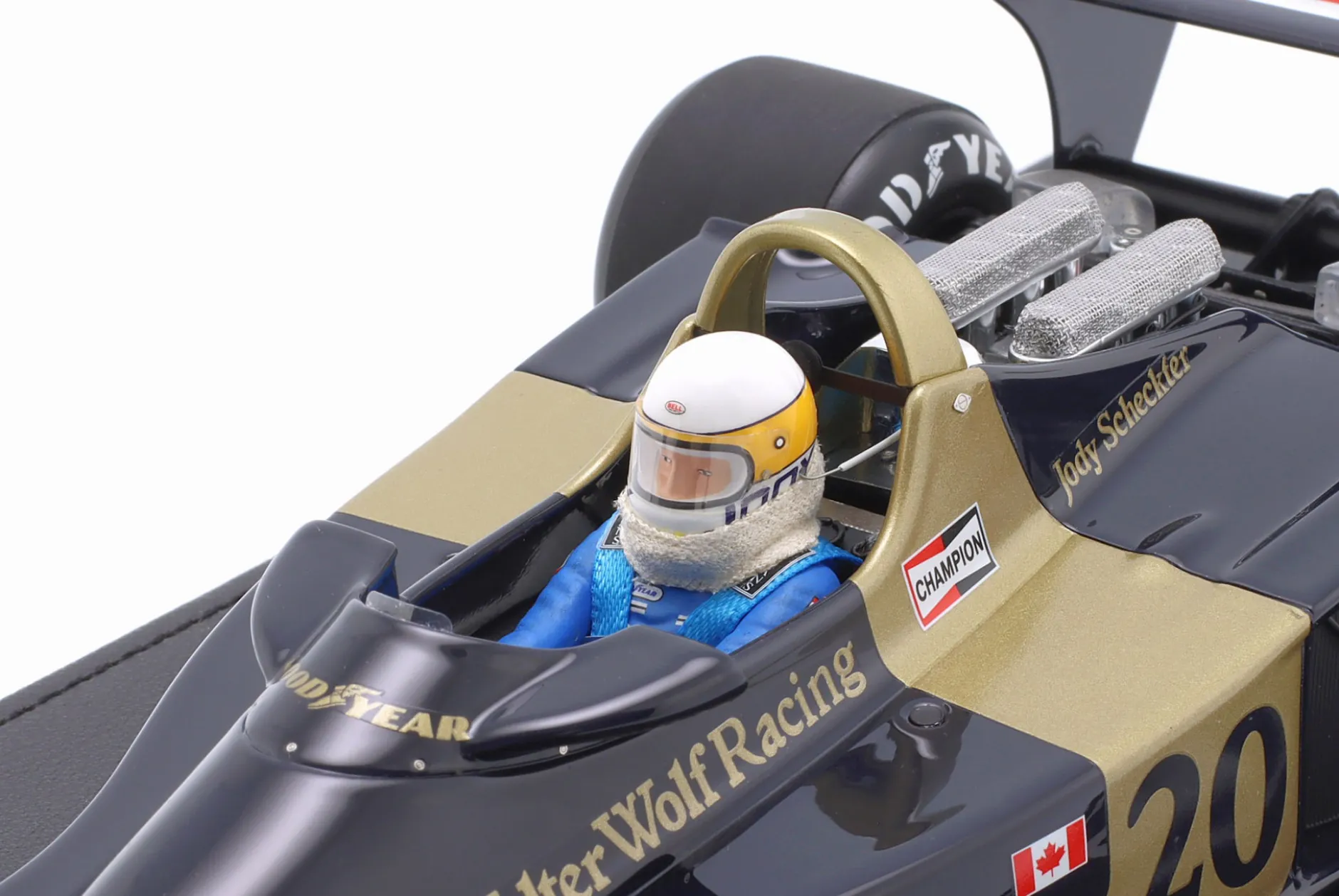 Jody Scheckter Wolf WR1 #20 Sieger Monaco GP Formel 1 1977 1:18 GP Replicas