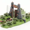 Jurassic Park 30th Anniversary Nano Scene with 2 cars Jada Toys