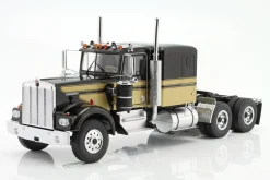 Kenworth W900 Sattelzugmaschine schwarz / gold 1:18 Road Kings