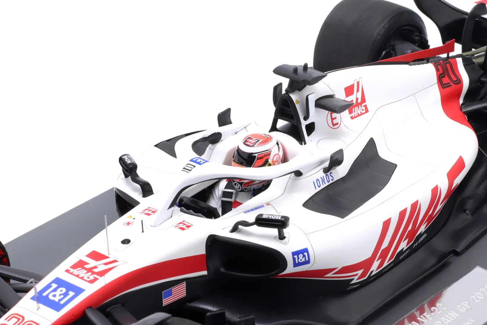 Kevin Magnussen Haas VF-22 #20 5th Bahrain GP Formel 1 2022 1:18 Minichamps