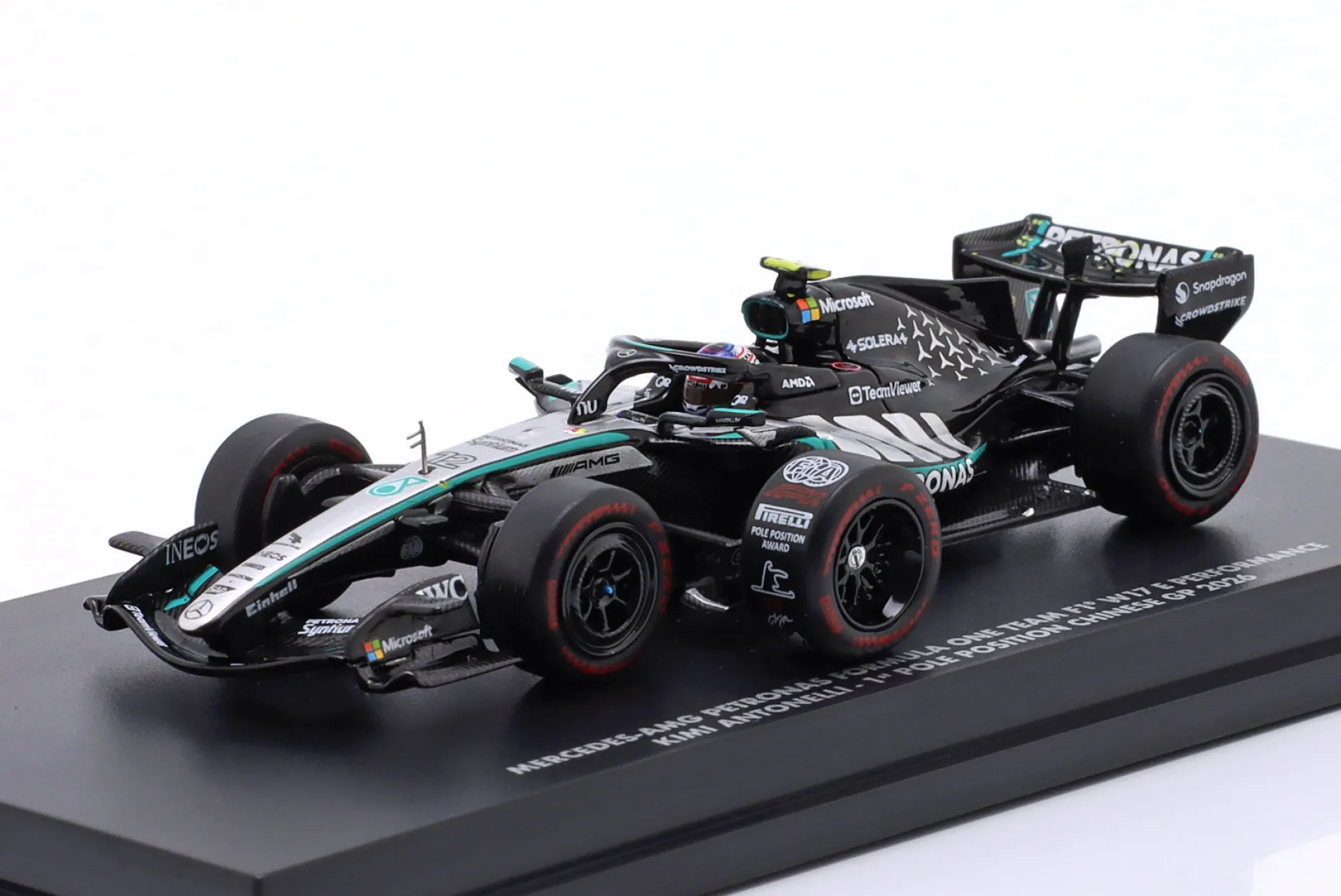 Kimi Antonelli Mercedes-AMG F1 W17 #12 Sieger China GP Formel 1 2026 1:64 Minichamps