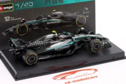 Kimi Antonelli Mercedes-AMG F1 W16 #12 Formel 1 2025 1:43 Bburago