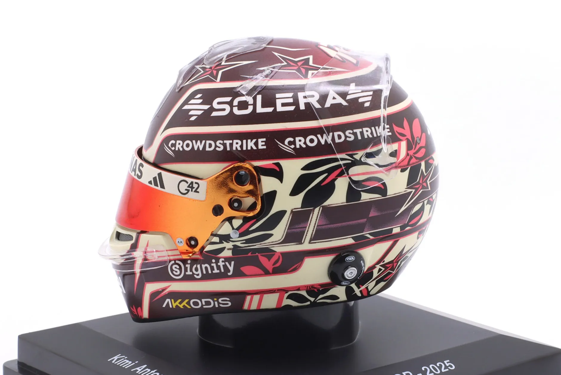 Kimi Antonelli Mercedes-AMG Petronas #12 Miami GP Formel 1 2025 Helm 1:5 Spark