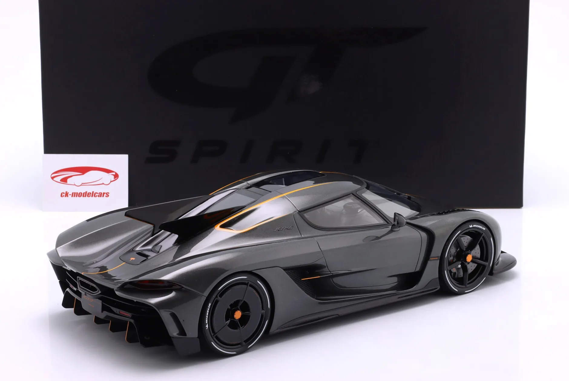 Koenigsegg Jesko Absolut Baujahr 2024 graphitgrau 1:12 GT-Spirit