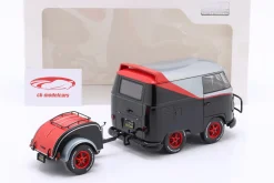Kool Kombi B-Team Baujahr 2024 schwarz / rot 1:18 Solido