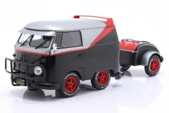 Kool Kombi B-Team Baujahr 2024 schwarz / rot 1:18 Solido