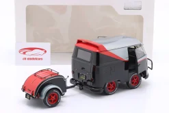 Kool Kombi B-Team Baujahr 2024 schwarz / rot 1:18 Solido
