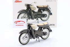 Kreidler Florett Super mit Beinschild grau 1:10 Schuco