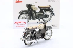 Kreidler Florett Super mit Beinschild grau 1:10 Schuco