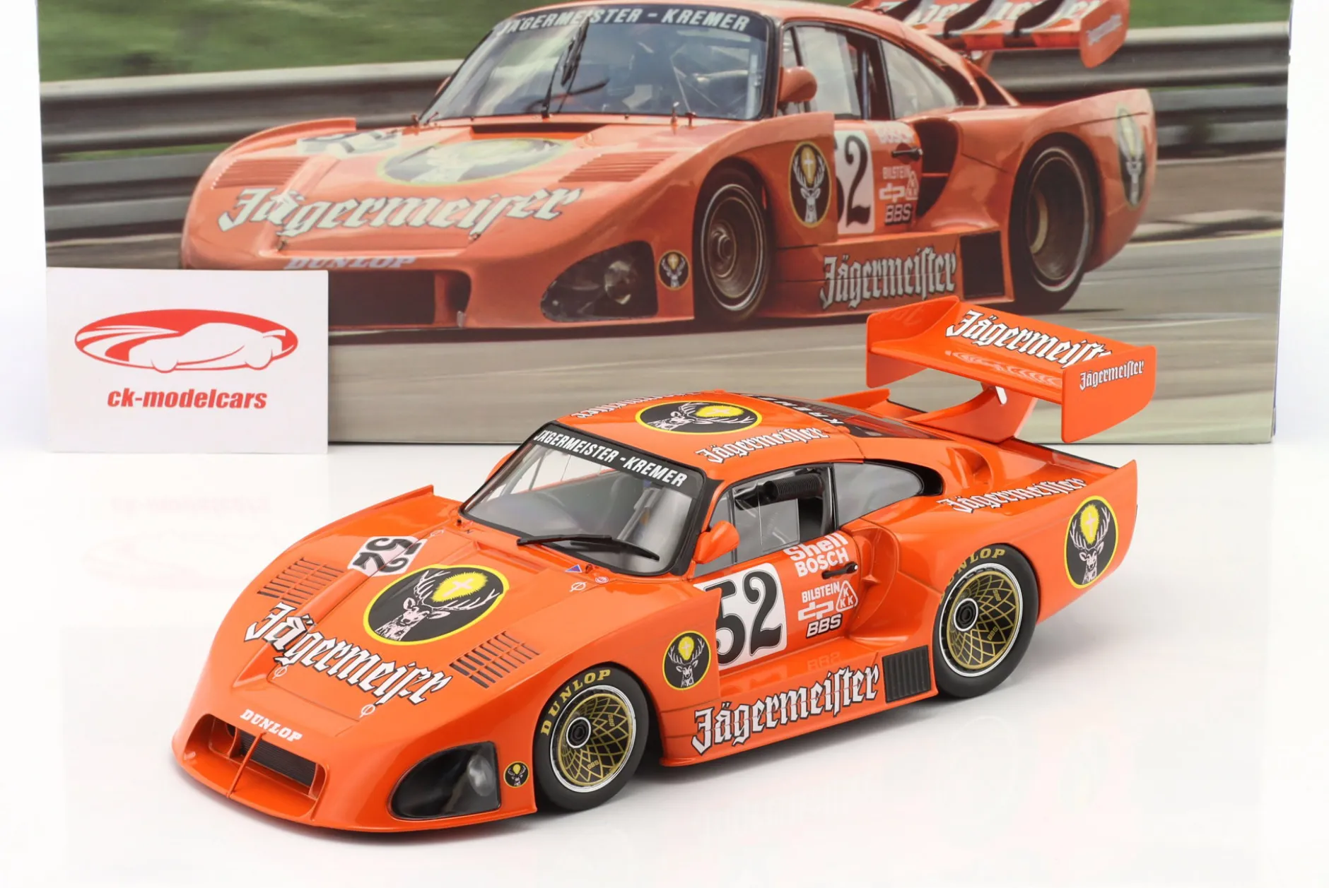 Kremer Porsche 935 K4 #52 Jägermeister 2nd Zolder DRM 1981 Bob Wollek 1:18 WERK83