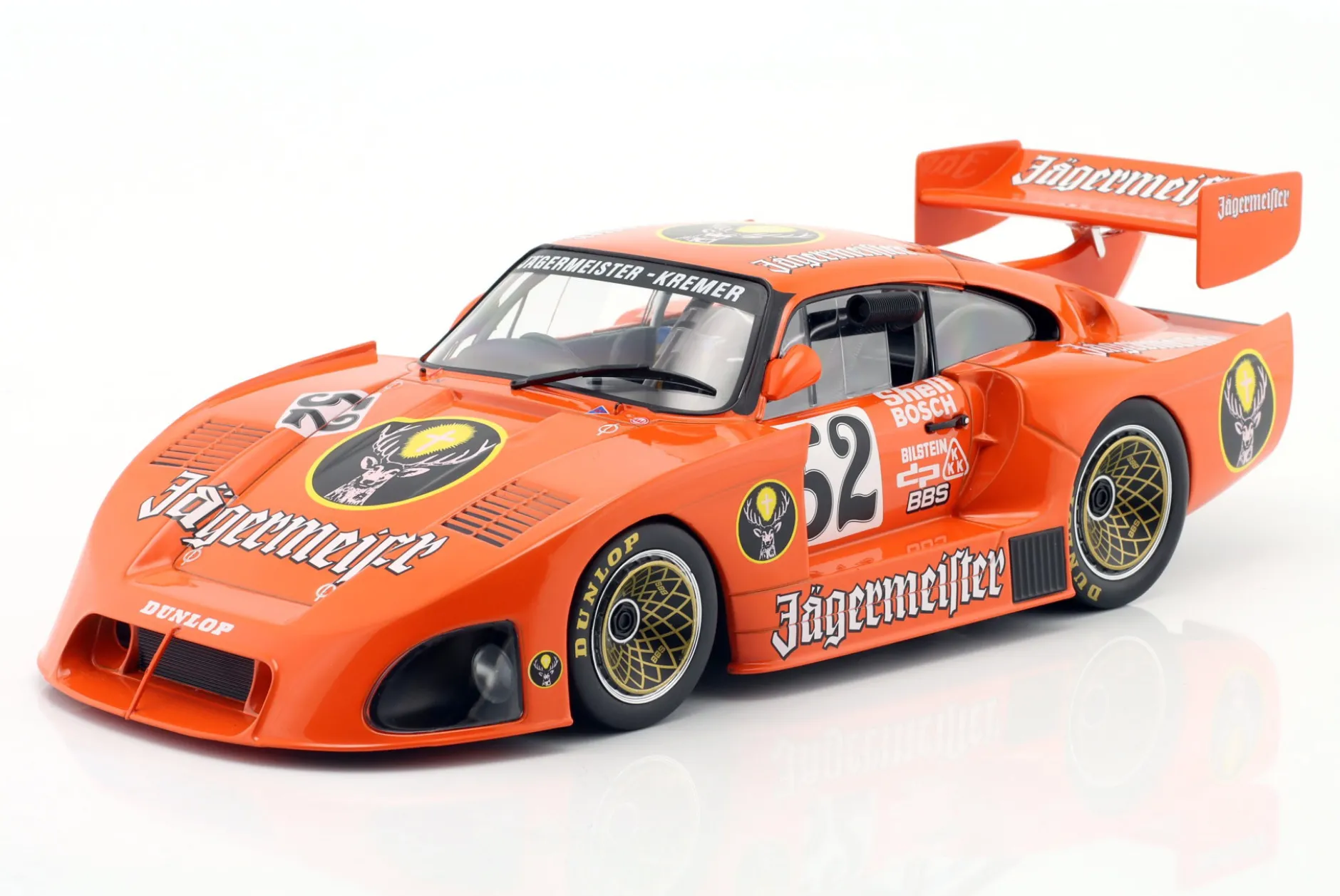 Kremer Porsche 935 K4 #52 Jägermeister 2nd Zolder DRM 1981 Bob Wollek 1:18 WERK83