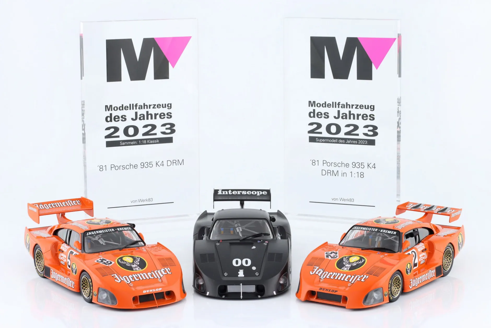 Kremer Porsche 935 K4 #52 Jägermeister 2nd Zolder DRM 1981 Bob Wollek 1:18 WERK83