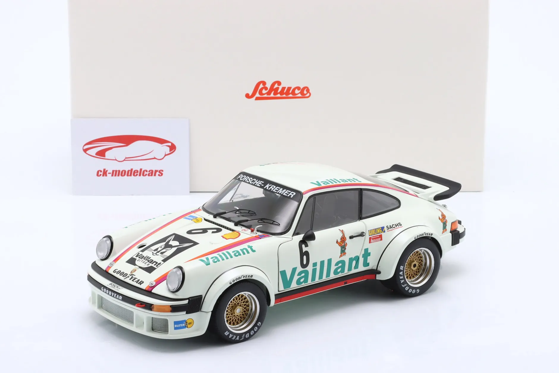 Kremer Porsche 934 RSR #6 European GT Championship Norisring 1976 Wollek 1:18 Schuco