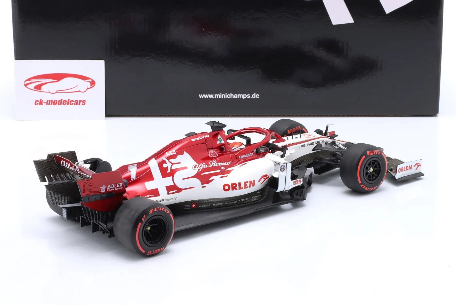 K. Räikkönen Alfa Romeo Racing C39 #7 Steiermark GP Formel 1 2020 1:18 Minichamps