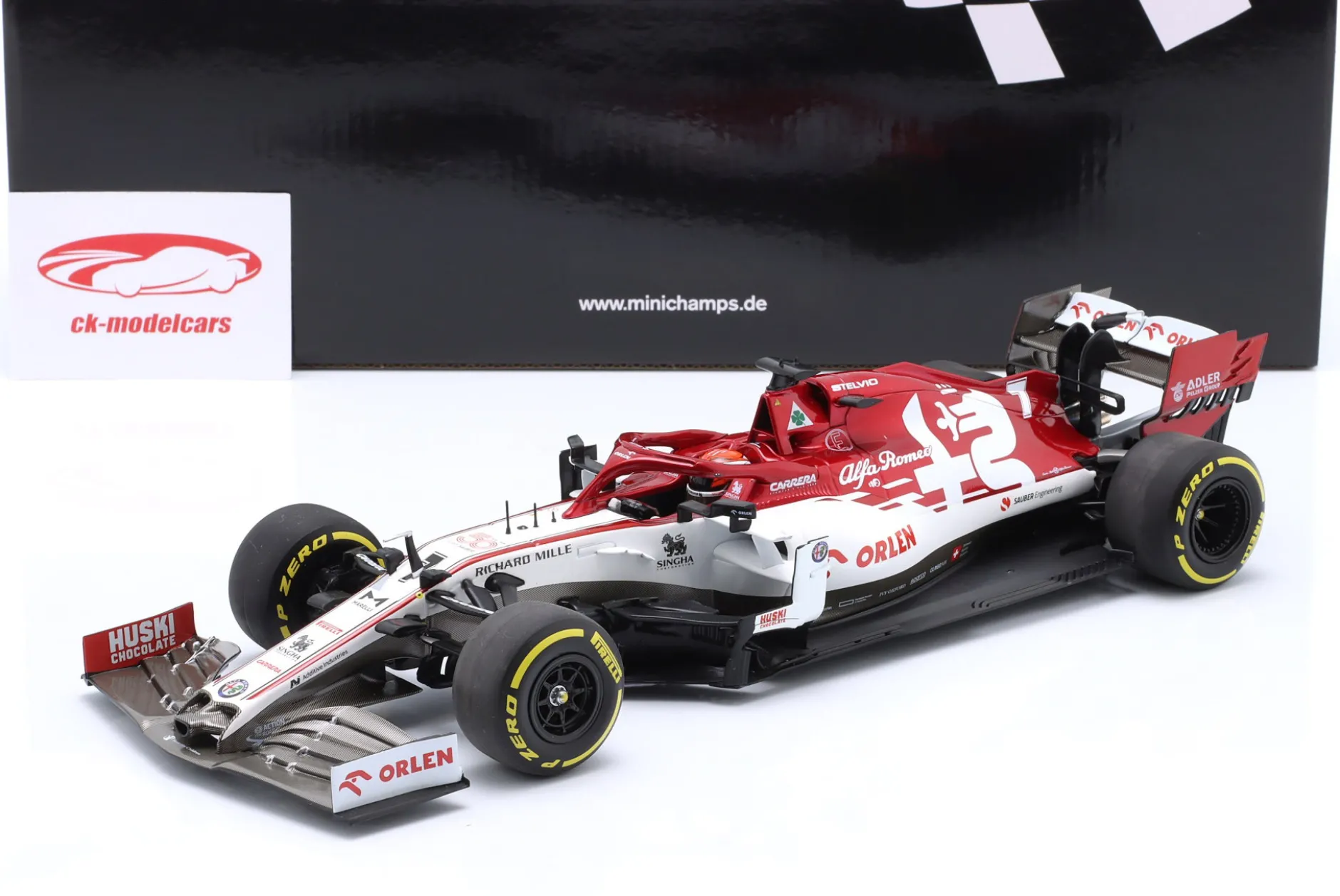 K. Räikkönen Alfa Romeo Racing C39 #7 Österreich GP Formel 1 2020 1:18 Minichamps