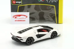 Lamborghini Countach LPI 800-4 Baujahr 2022 weiß 1:24 Bburago