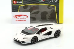 Lamborghini Countach LPI 800-4 Baujahr 2022 weiß 1:24 Bburago