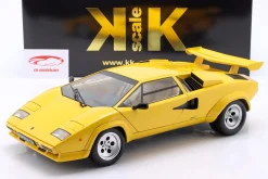 Lamborghini Countach LP 5000 S QV Baujahr 1985 gelb 1:12 KK-Scale