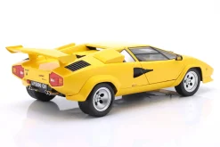 Lamborghini Countach LP 5000 S QV Baujahr 1985 gelb 1:12 KK-Scale