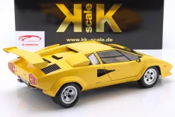 Lamborghini Countach LP 5000 S QV Baujahr 1985 gelb 1:12 KK-Scale
