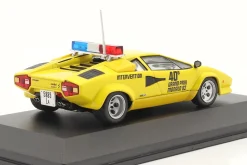 Lamborghini Countach Safety Car Monaco GP Formel 1 1982 gelb 1:43 Werk83