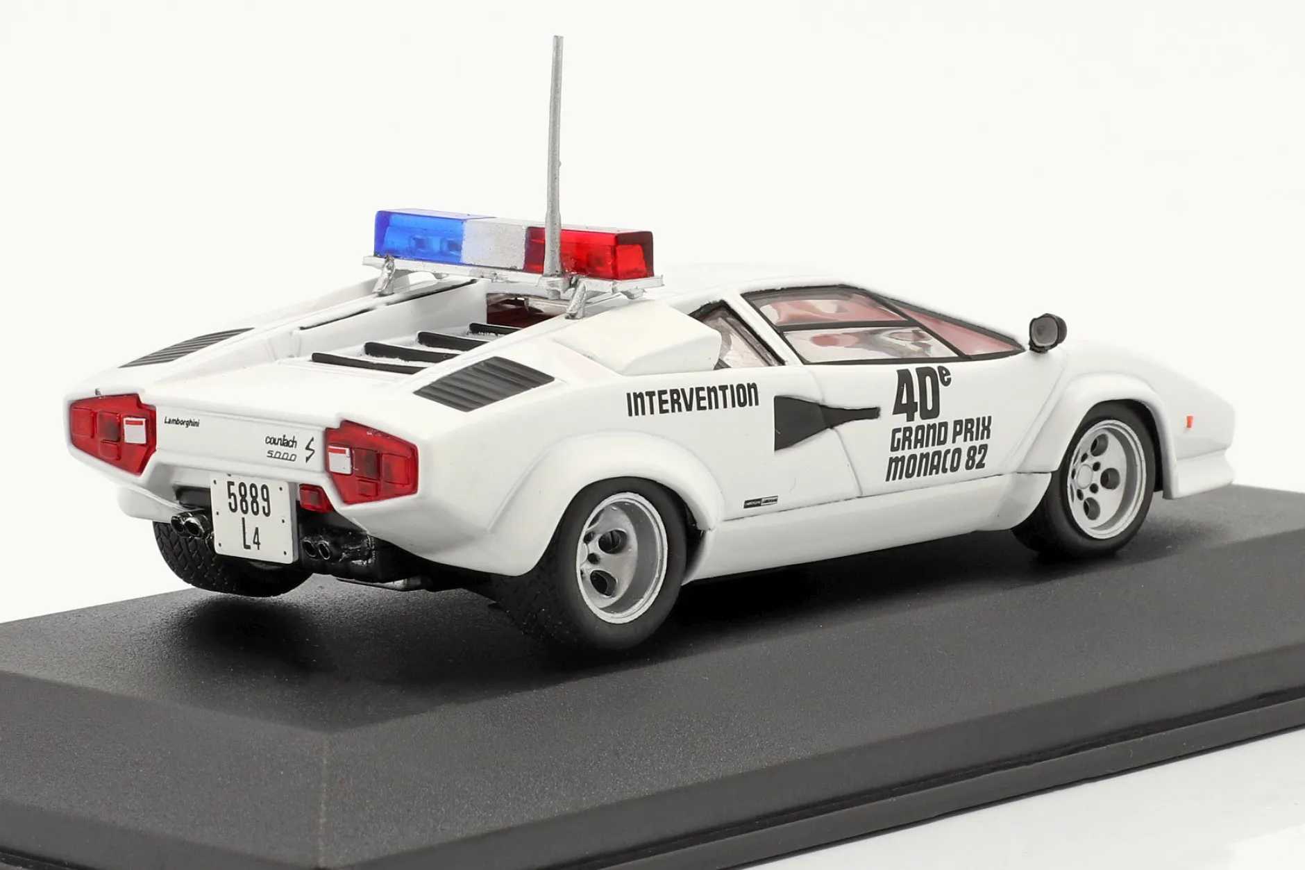 Lamborghini Countach Safety Car Monaco GP Formel 1 1982 1:43 Werk83