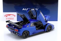 Lamborghini Diablo GTR Baujahr 1999 Monterey blau 1:18 AUTOart