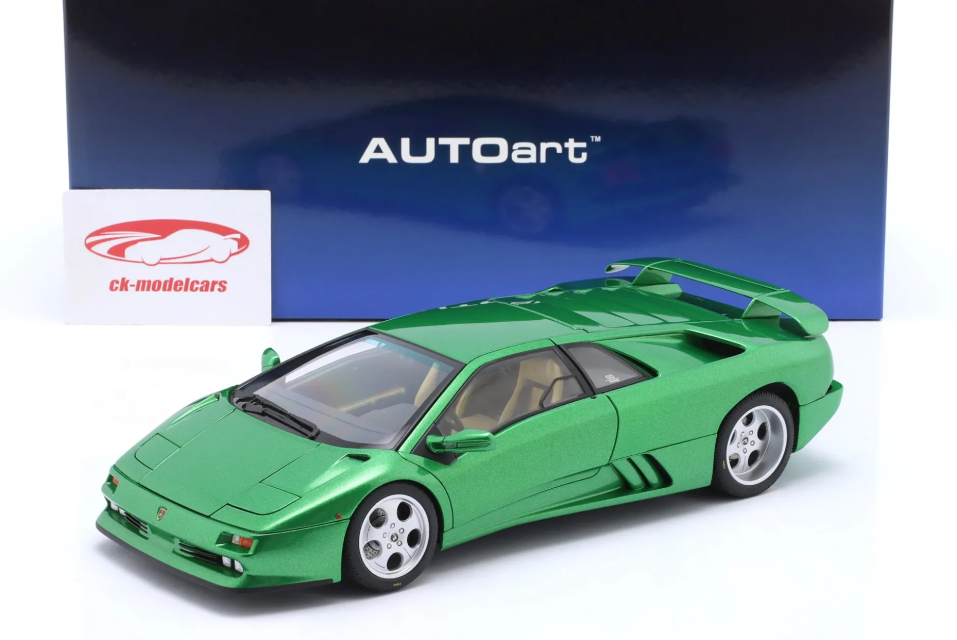 Lamborghini Diablo SE30 Anniversary Edition grün metallic 1:18 AUTOart