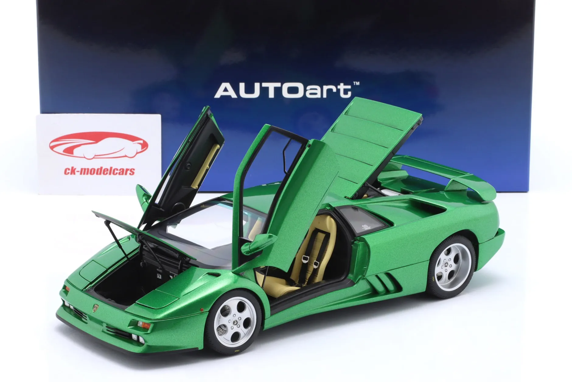 Lamborghini Diablo SE30 Anniversary Edition grün metallic 1:18 AUTOart