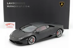 Lamborghini Huracan LP610-4 Baujahr 2014 mattschwarz 1:12 AUTOart