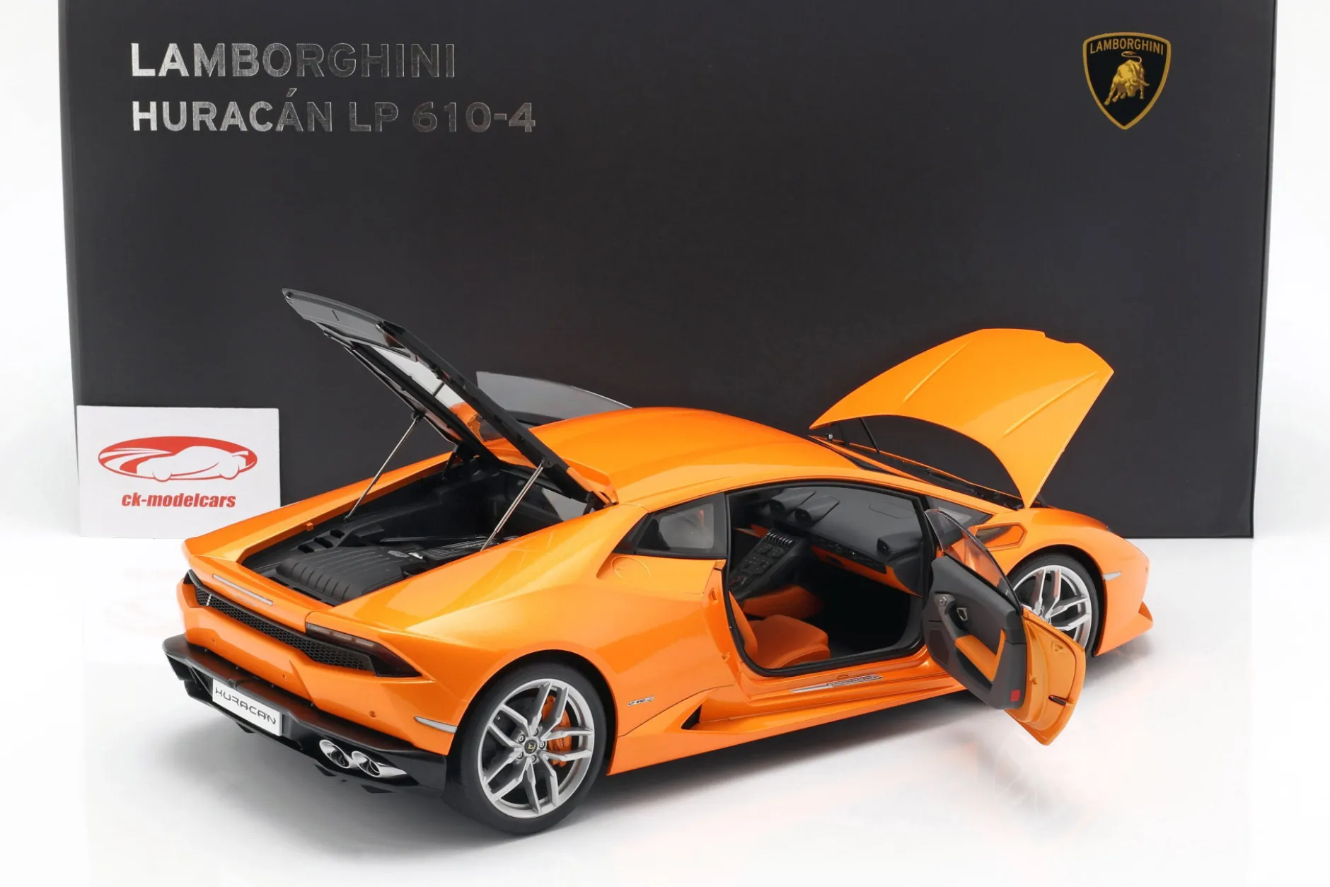 Lamborghini Huracan LP610-4 Baujahr 2014 borealis orange 1:12 AUTOart