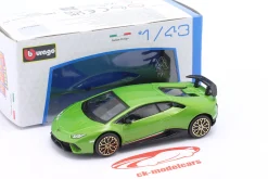 Lamborghini Huracan Performante Baujahr 2017 grün metallic 1:43 Bburago